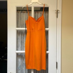 NWT Orange Lulu’s mini dress